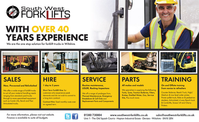  South West forklift training